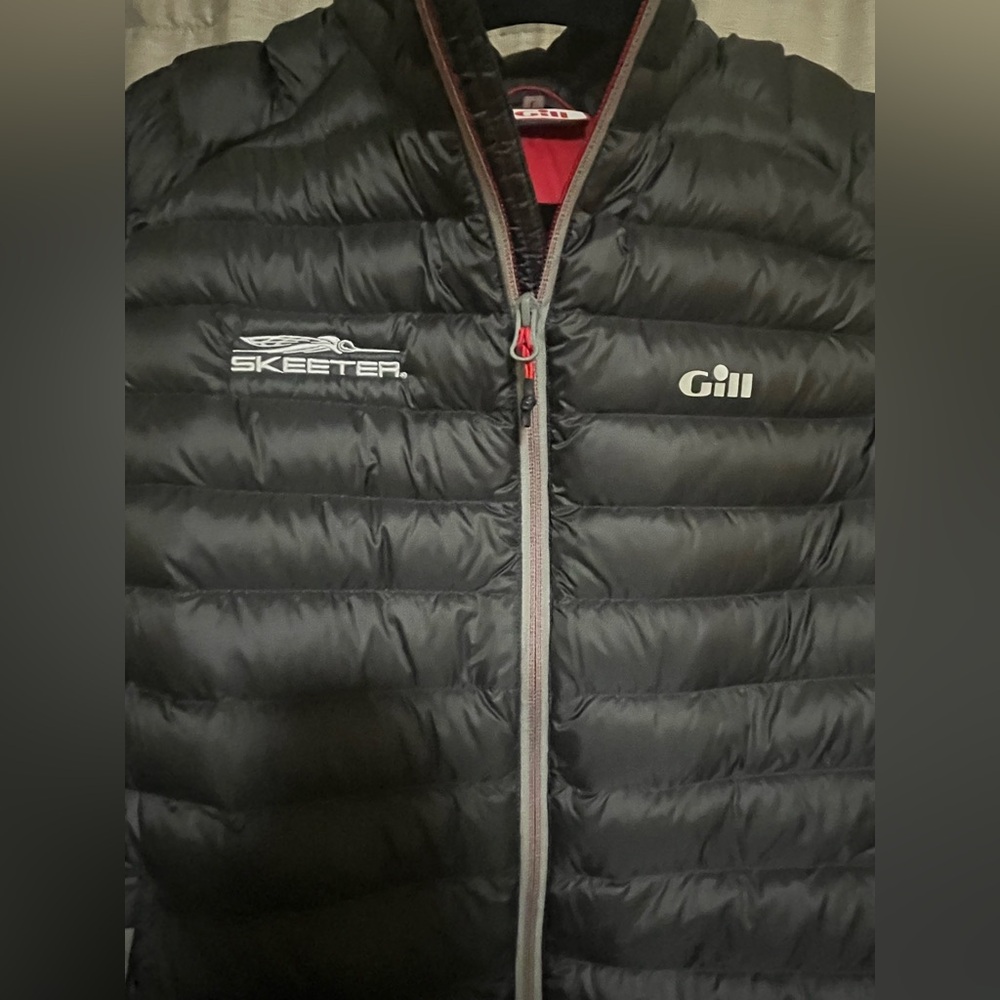 Gill Skeeter Black down Puffer Vest - Picture 2 of 8